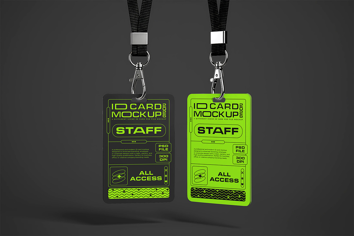 ID Card Mockup, a Product Mockup by Nathatype (Photo 4 of 9)