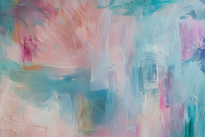 Abstract painting creating a dreamy texture with soft brush stro, an Illustration by Studio ANNA