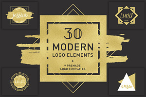Modern logo elements + BONUS
