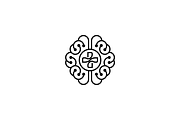 Modern Brain Mental Health Logo, a Branding & Logo Template by Luxury Logos (Thumbnail 3 of 4)
