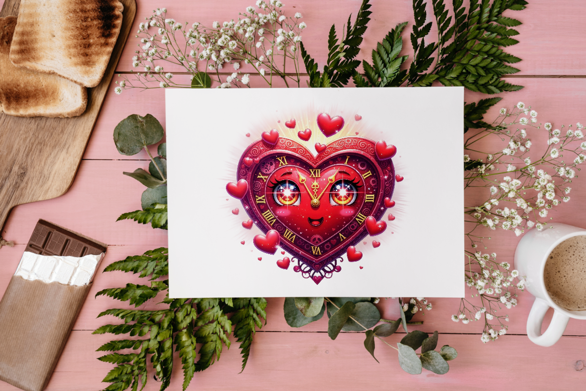 Kawaii Valentine Love PNG Clipart, an Object Illustration by KennedyStudio (Photo 5 of 5)