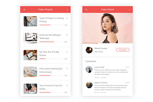 Video Sharing Platform App Figma