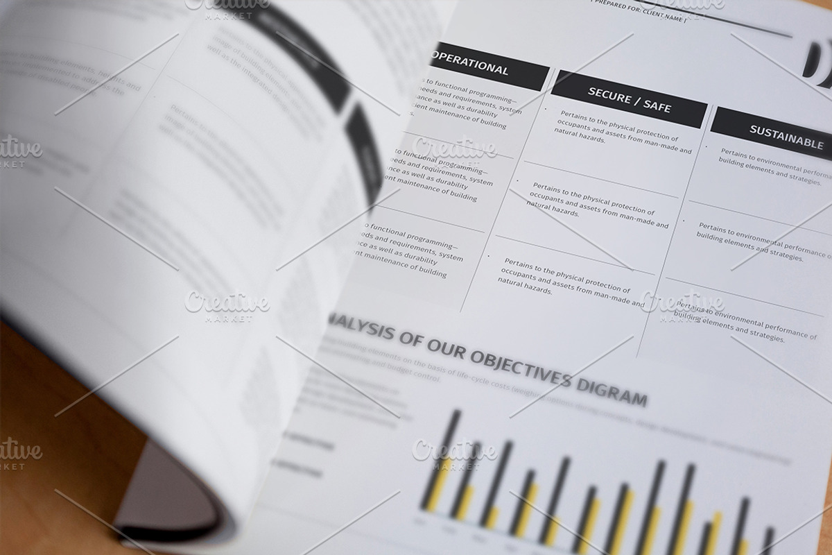 50 Page Full Proposal A4 / US Letter, a Stationery Template by Mastergfx (Photo 32 of 38)