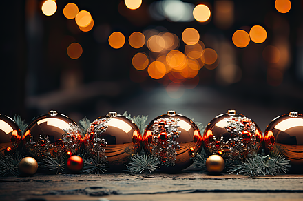 Christmas and New Year festive frame