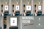 Minimal Room - Frames Mockups, a Print Template by Frisk Shop (Thumbnail 3 of 7)