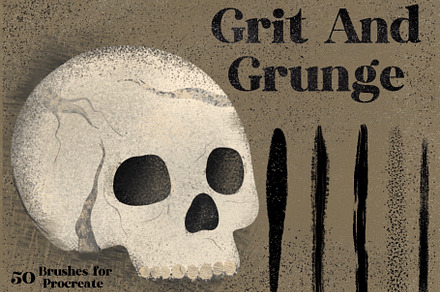Grunge Procreate Texture Brushes