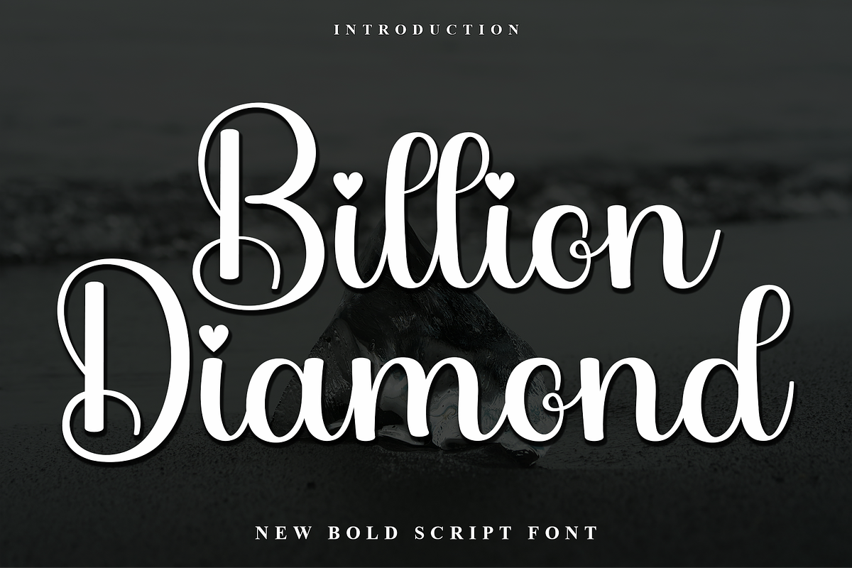 BillionDiamond, a Handwritten Font by FreshTypeINK (Photo 1 of 8)