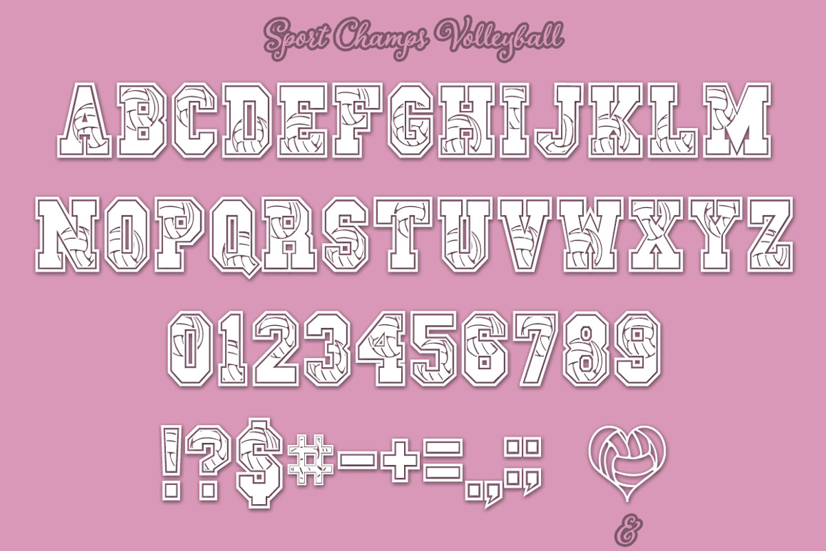 Sports Font Pack | Varsity Fonts, a Font by Anastasia Feya (Photo 17 of 21)