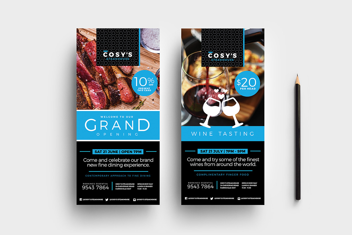 Restaurant Menu Templates Pack, a Brochure Template by BrandPacks (Photo 13 of 14)