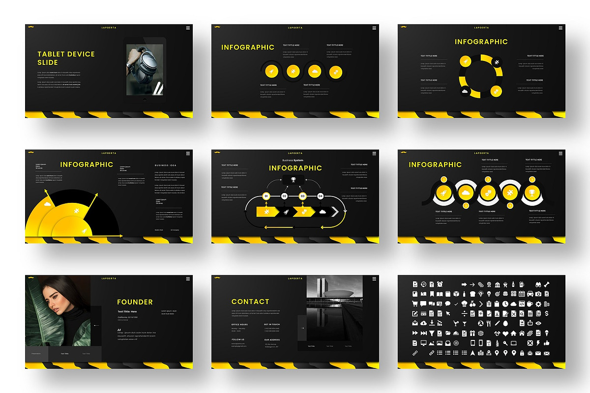 Lapoerta – Business PowerPoint, a Presentation Template by Dens Creative Studio (Photo 5 of 6)