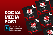 Black Friday Sale Post Design, a Social Media Template by designsprout (Thumbnail 2 of 2)