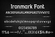 Ironmark – Bold Retro Letterpress, a Serif Font by OWPictures (Thumbnail 9 of 10)