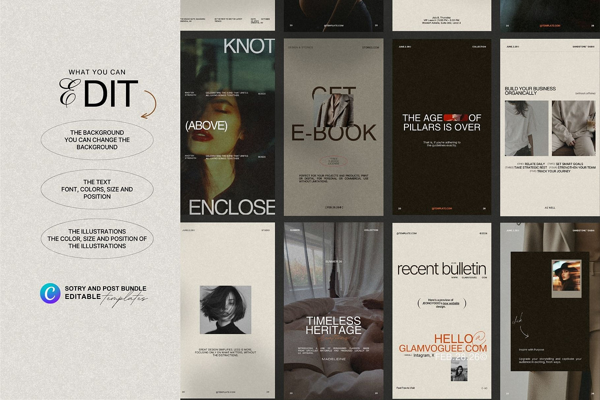 Social Media Templates, a Social Media Template by Pixel Grid (Photo 8 of 9)