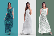 11 Women's Long Dress Mockups, an Apparel Mockup by Grow Design Craft Studio (Thumbnail 5 of 6)