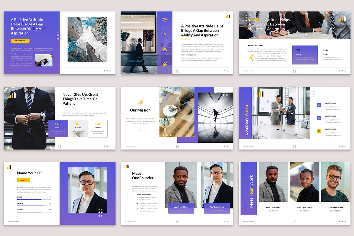 Aiposo Business GoogleSlides preview 4