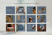 Author social media template bundle, a Social Media Template by Petite Zakka Boutique (Thumbnail 3 of 7)