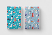 Medicine set + seamless pattern, a Healthcare Illustration by Good Studio (Thumbnail 11 of 14)