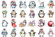 Winter Penguin Christmas Penguin, an Illustration by Sublimation Artist (Thumbnail 2 of 6)