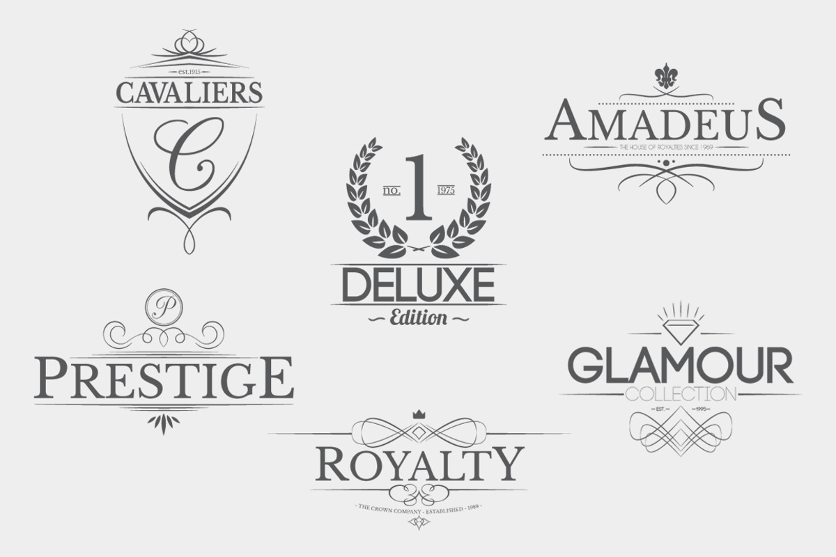 Crests Badges & Labels Vol.1, a Branding & Logo Template by Graphicdome