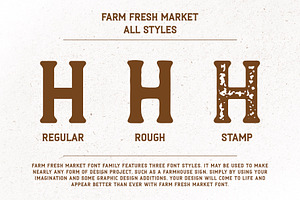 Farm Fresh Market - Sans Serif Font