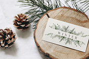 Winter aesthetic - watercolor set, a Seasonal Illustration by Youksy (Thumbnail 6 of 12)