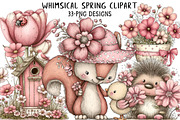 Whimsical Spring Clipart, an Illustration by Daily.Designs (Thumbnail 1 of 8)