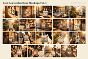 Tote Bag Golden Hour Mockups Vol. 1, a Merchandise Mockup by Motion-Box (Thumbnail 3 of 4)
