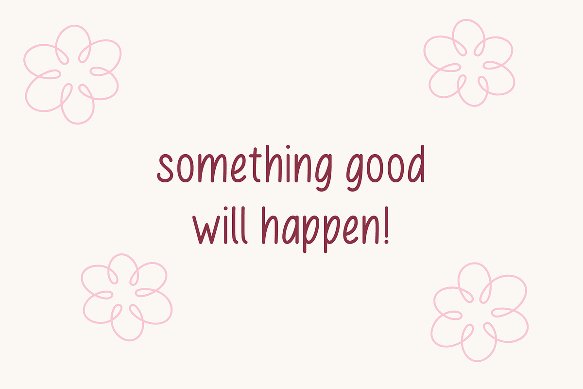 Pink Sky - Handwritten Font, a Handwritten Font by Pikgura (Photo 9 of 9)