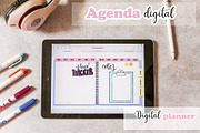 DIGITAL PLANNER/AGENDA DIGITAL, a Stationery Template by LOTA_CREATIONS (Thumbnail 1 of 6)