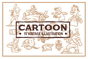 Cartoon Vintage Illustration, an Object Graphic by maghrib (Thumbnail 1 of 5)