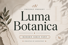 Luma Botanica - Modern Serif Font