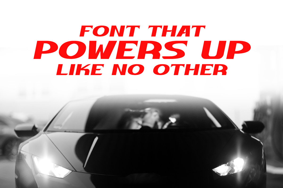 High Gear - Auto Gaming Font, a Sans Serif Font by Modestype Studio (Photo 2 of 10)