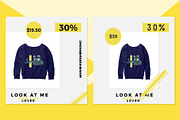 Instagram salesman post bundle 2020, a Social Media Template by designbydi (Thumbnail 6 of 8)