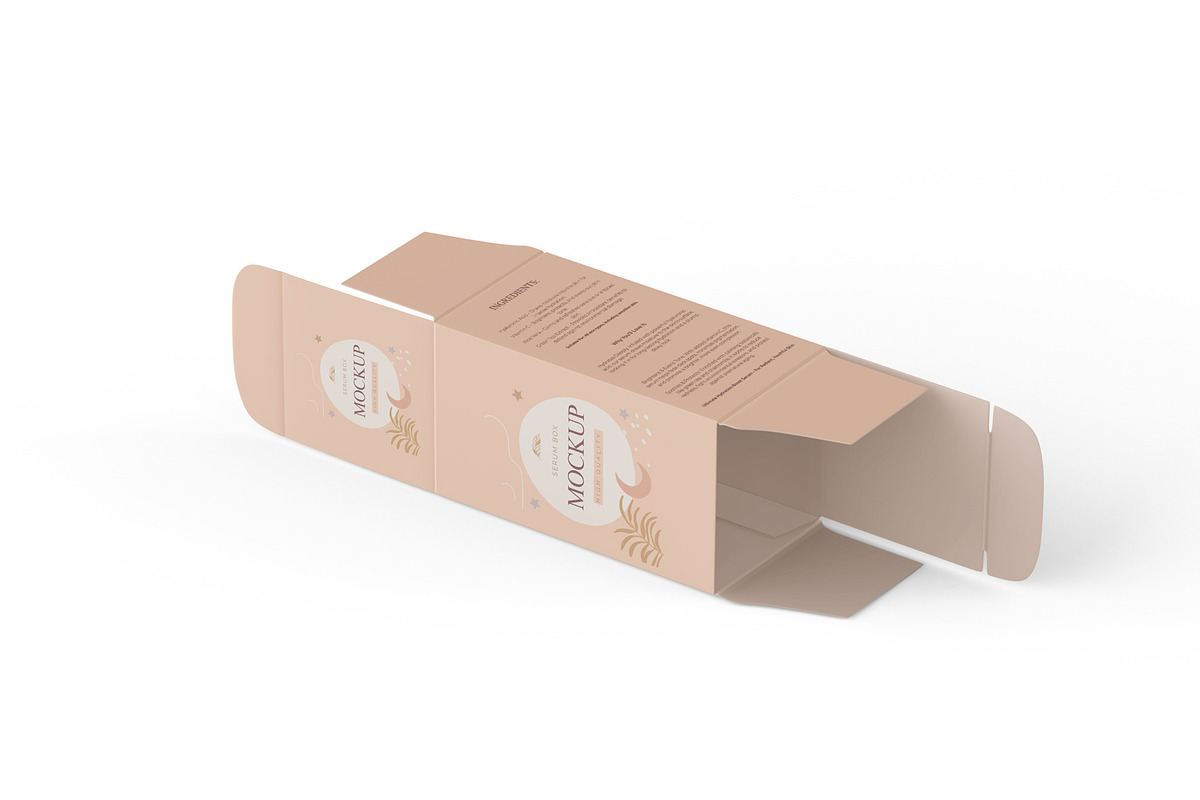 Unfolded Box Packaging Mockup, a Packaging Mockup by Ram Studio LLC (Photo 13 of 16)