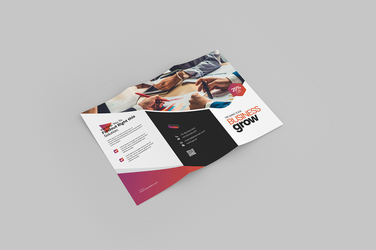 Construction Brochure Template, a Brochure Template by Creatiya Type (Photo 2 of 4)