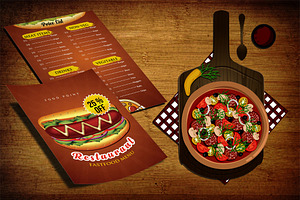 Restaurant Food Menu Mockups