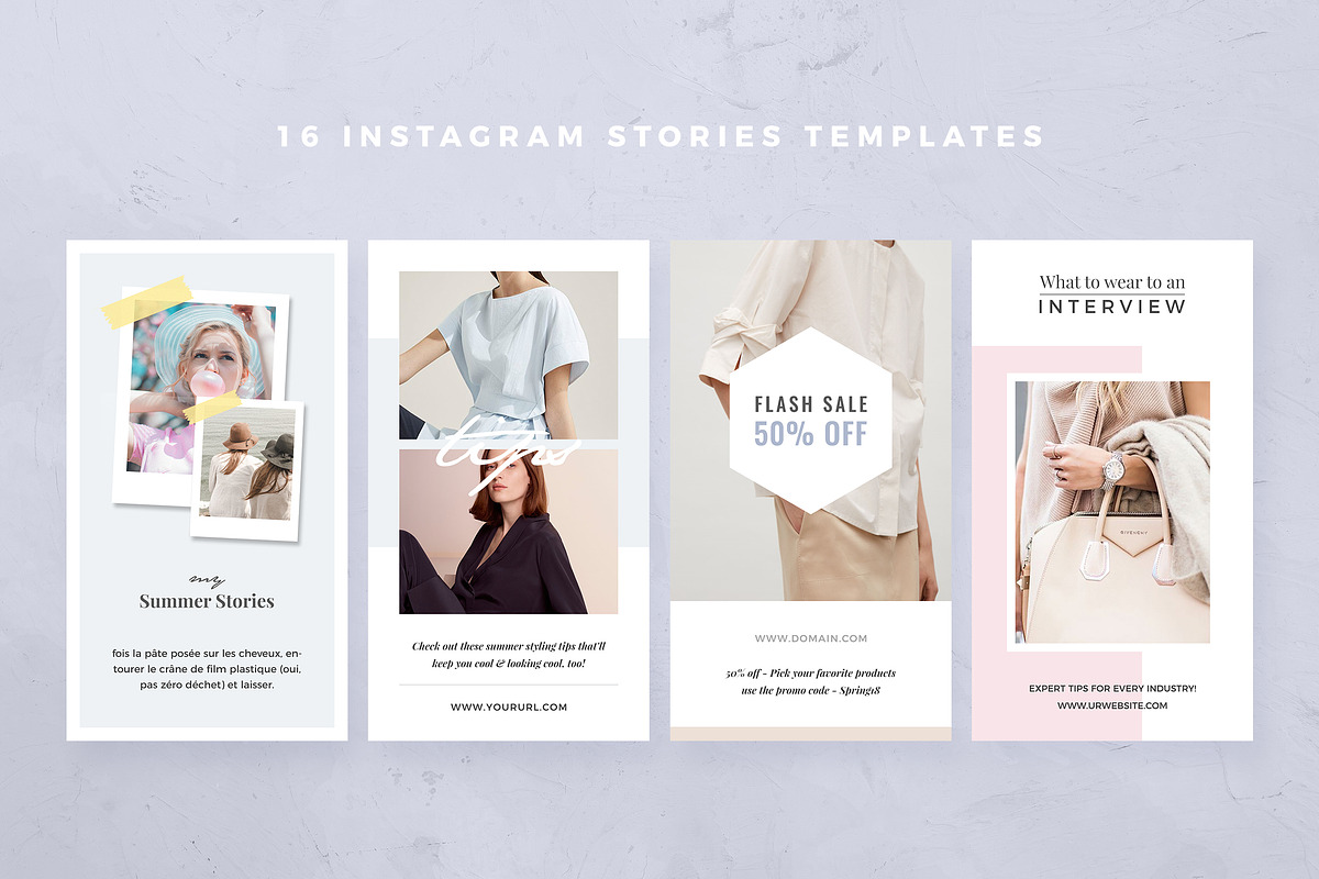 Instagram Stories Templates, a Social Media Template by Crevo Studio (Photo 4 of 6)