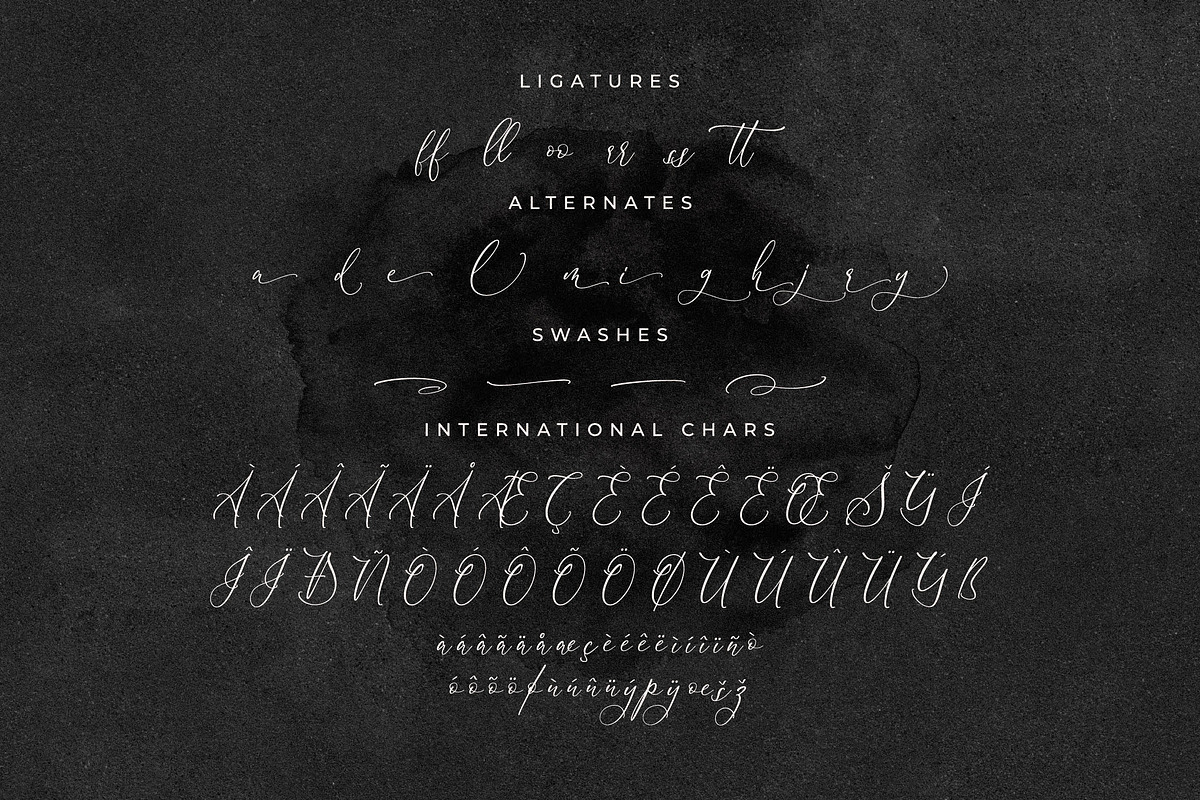 Scarlet Flettcher Elegant Calligraph, a Script Font by Storytype Studio (Photo 13 of 14)