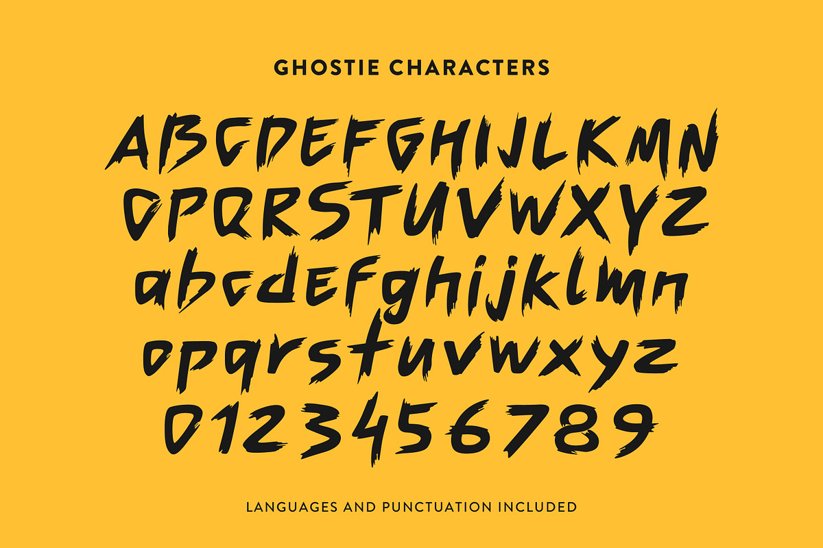 Ghostie Horror Halloween Handwritten, a Blackletter Font by Struvictory.art (Photo 5 of 8)