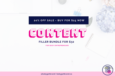 IG Content Filler Bundle - 20% off 