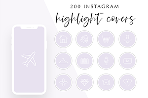 200 Instagram Story Highlight Icons