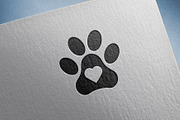 Cat or dog paw icon with house, a Branding & Logo Template by art_creater (Thumbnail 2 of 2)