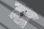 Surfer Ready to Ride the Waves, an Object Illustration by nomlimo.com (Thumbnail 2 of 2)