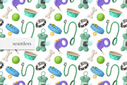 Dog items clipart + patterns, a Food Illustration by TheCuteShop (Thumbnail 4 of 5)