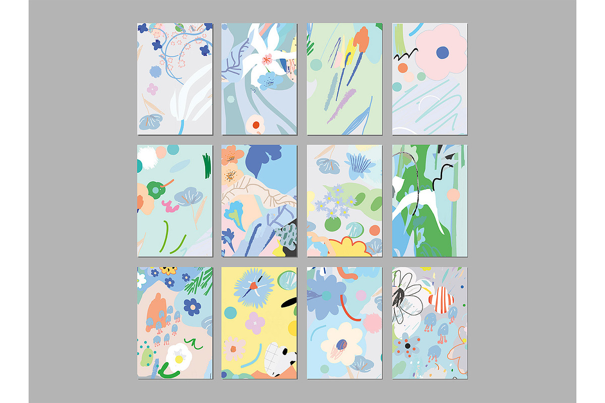 Floral euphoria graphic set, a Decorative Illustration by Lera Efremova (Photo 7 of 12)
