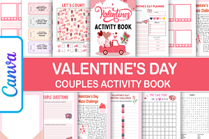 Valentine's Day Couple's Activity, a Marketing Template by Design Station