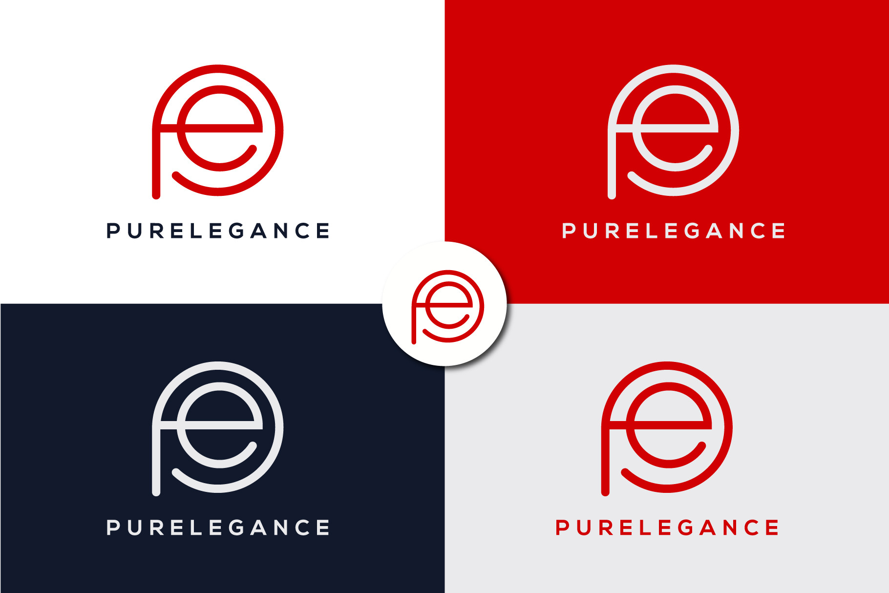 Monogram icon logo PE or EP, a Branding & Logo Template by idesign_4u