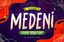 MEDENI - Spooky Brush Font