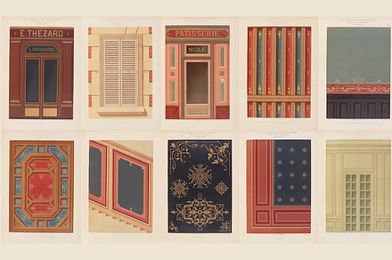 Décors Intérieurs et Extérieurs, a Decorative Illustration by Digital Museum