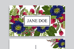 Business card template